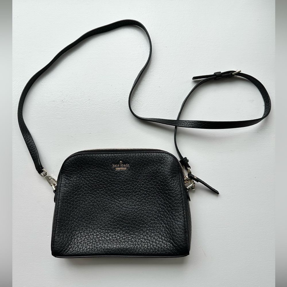 Kate Spade Black Leather Crossbody Bag